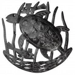 Turtle with Two Fish