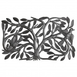 Horizontal Bush with 2 Birds