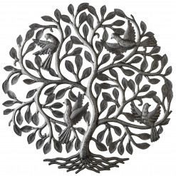Four Birds in Tree