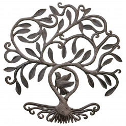 Bird In Tree Fork