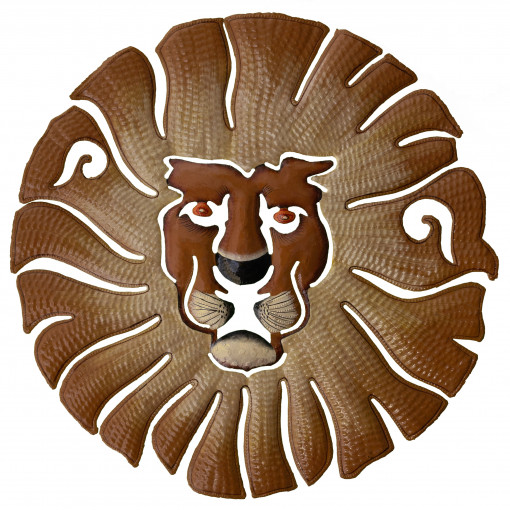 Painted Lion Head
