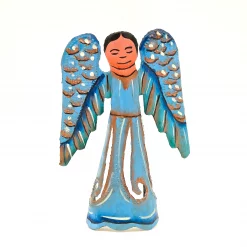 Painted Blue Angel Ornament