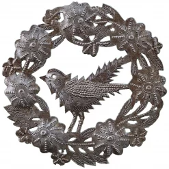 Mini Floral Bird Wreath