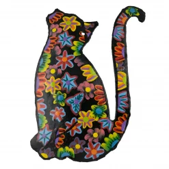 Mini Painted Hippie Cat