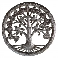 Small Tree and 4 Birds with Border