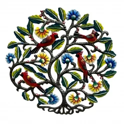 Painted Resting Cardinals