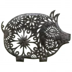 Floral Pot Belly Pig