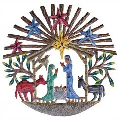 Painted Starlight Creche