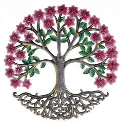 Painted Red Blooms Tree