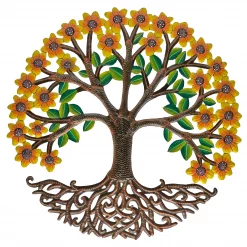 Painted Yellow Blooms Tree