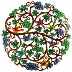 Painted Birds in Grape Vines