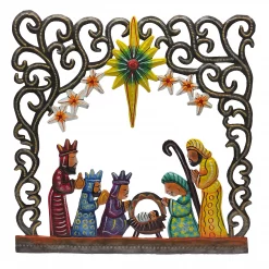 Painted North Star Manger