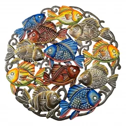 Medium Painted School of Fish