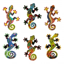 Small Painted Geckos - Set of 6
