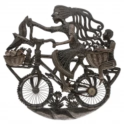 Medium Bicycle Girl with Cog Cassette